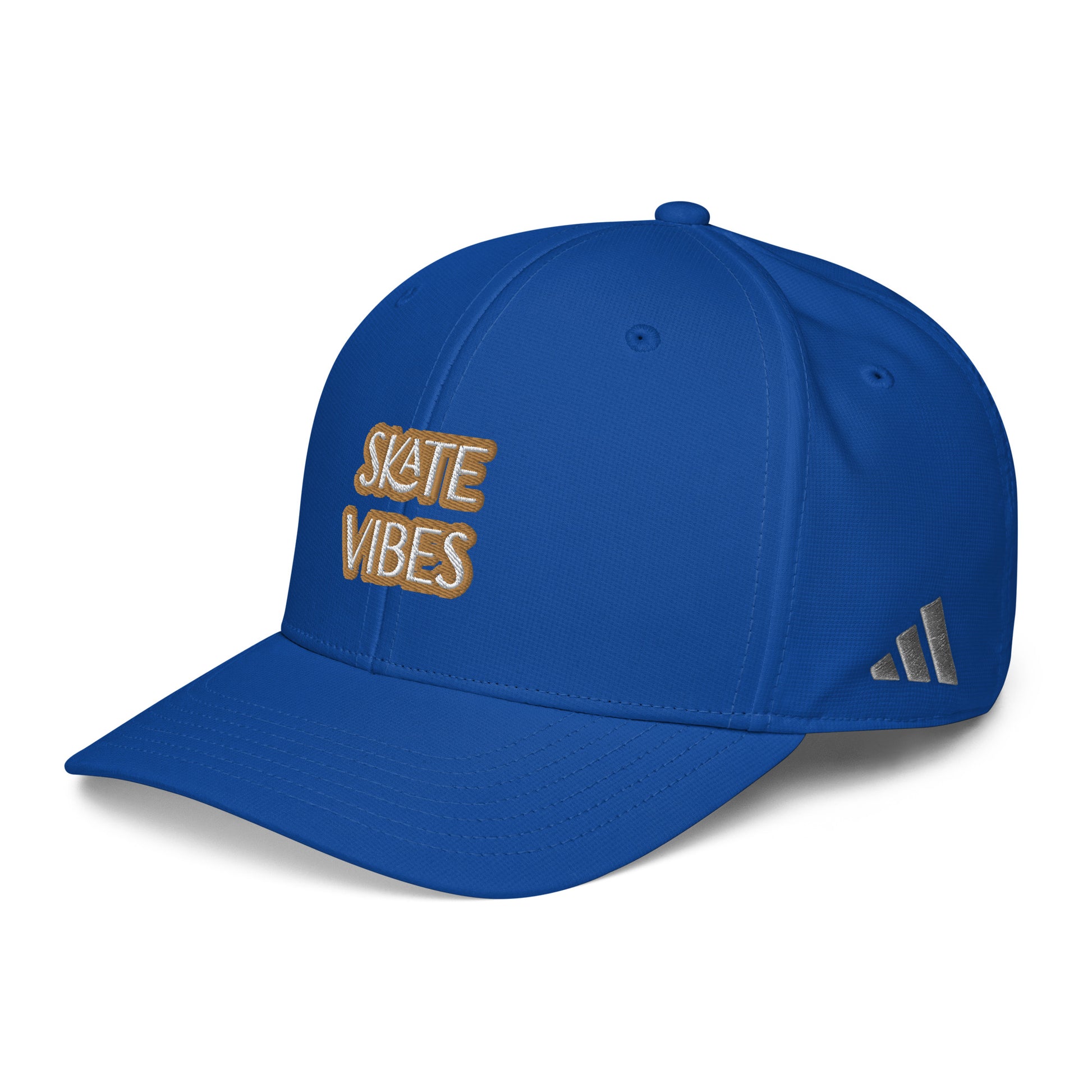 Dazz’Up | Adidas performance cap embroidered « Skate Vibes » Unisex |old gold embroidery Dazz'Up Store