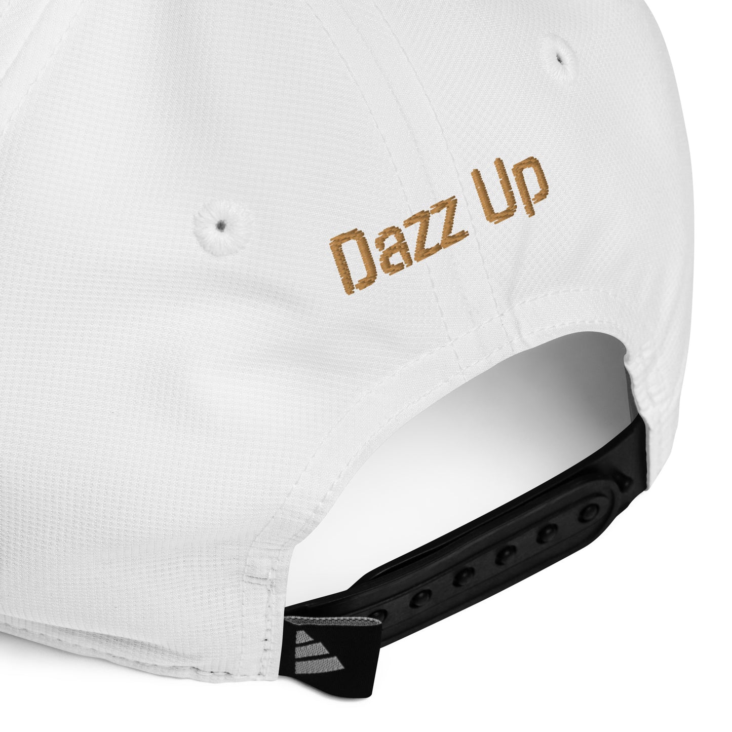 Dazz’Up | Adidas performance cap embroidered « Skate Vibes » Unisex |old gold embroidery Dazz'Up Store