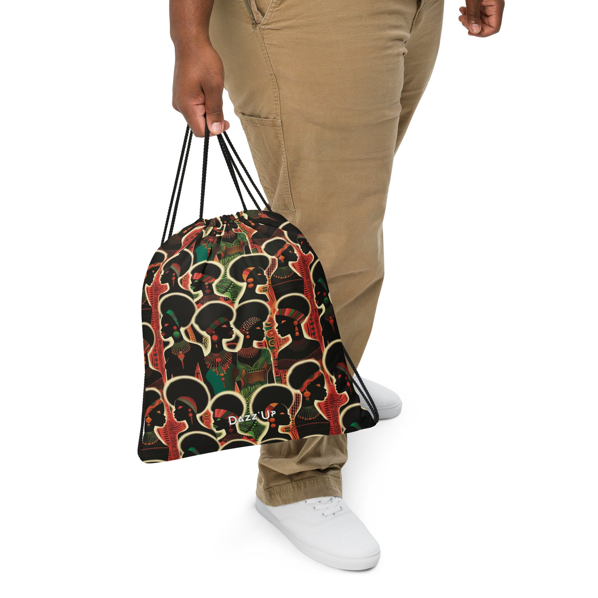 Drawstring bag | Afro Print Elegance 2 Dazz'Up Store