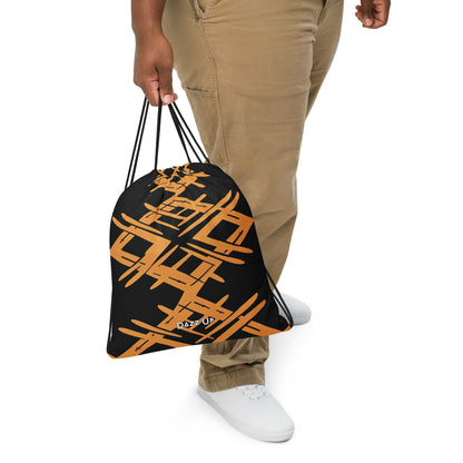 Drawstring bag | Black and Yellow Dazz'Up Store