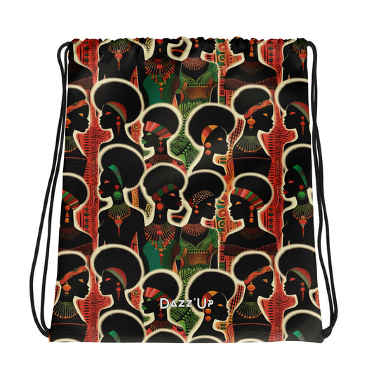 Drawstring bag | Afro Print Elegance 2 Dazz'Up Store