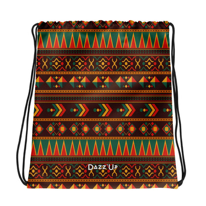 Drawstring bag Afro Pront Brown Dazz'Up Store