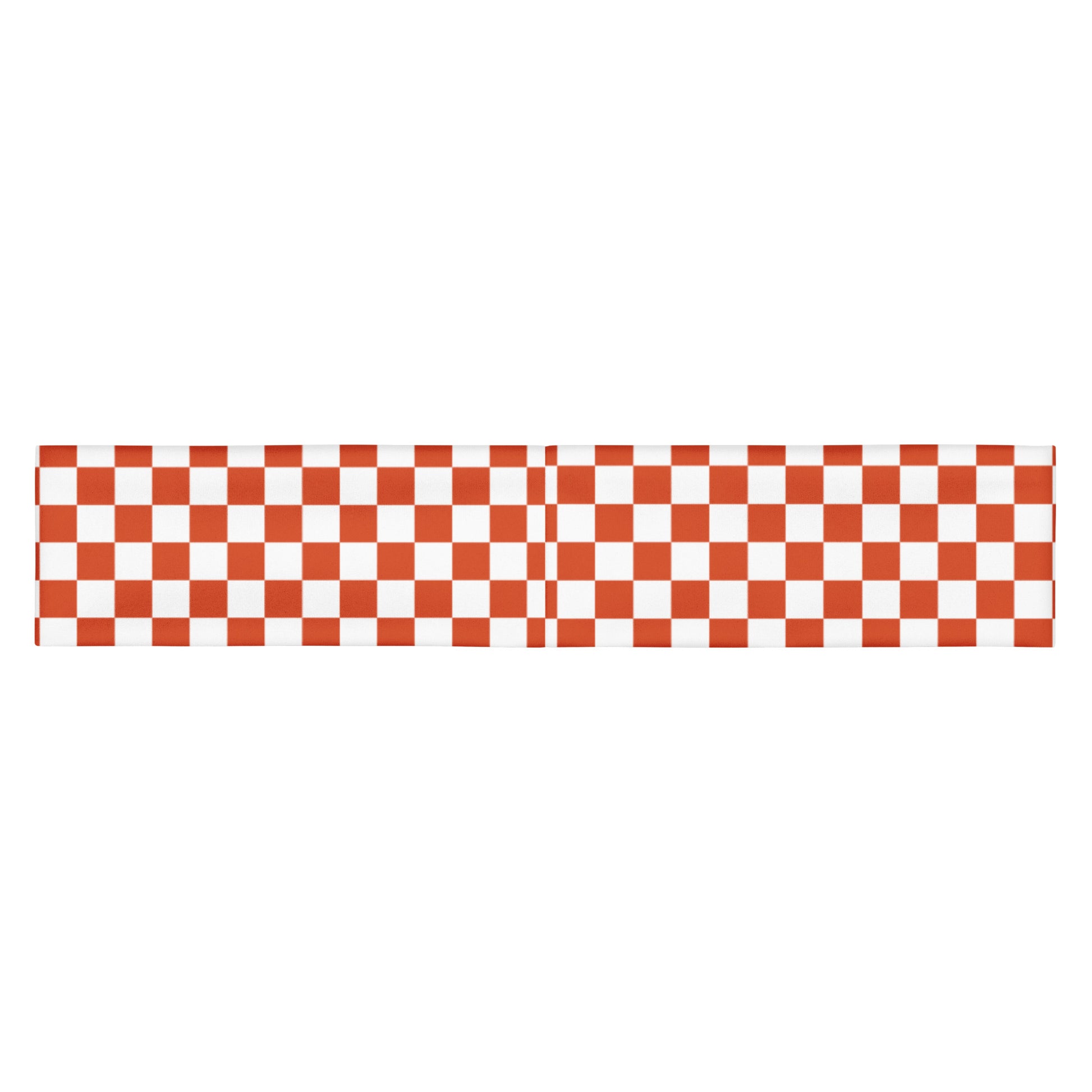 Checkered Headband | Orange Dazz'Up Store