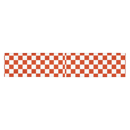 Checkered Headband | Orange Dazz'Up Store