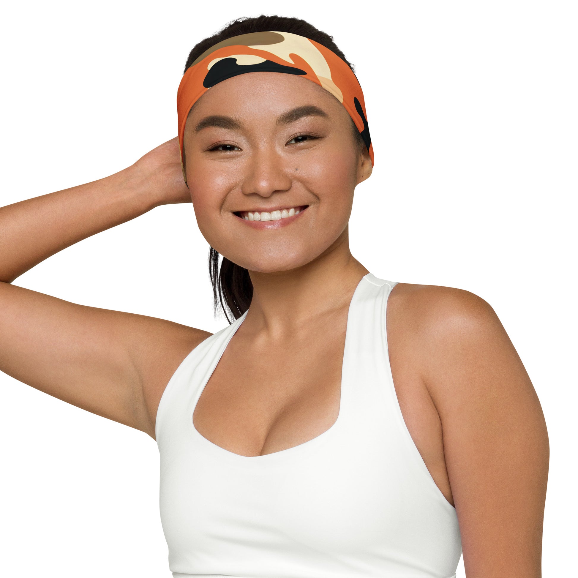 Headband Orange Camo Dazz'Up Store