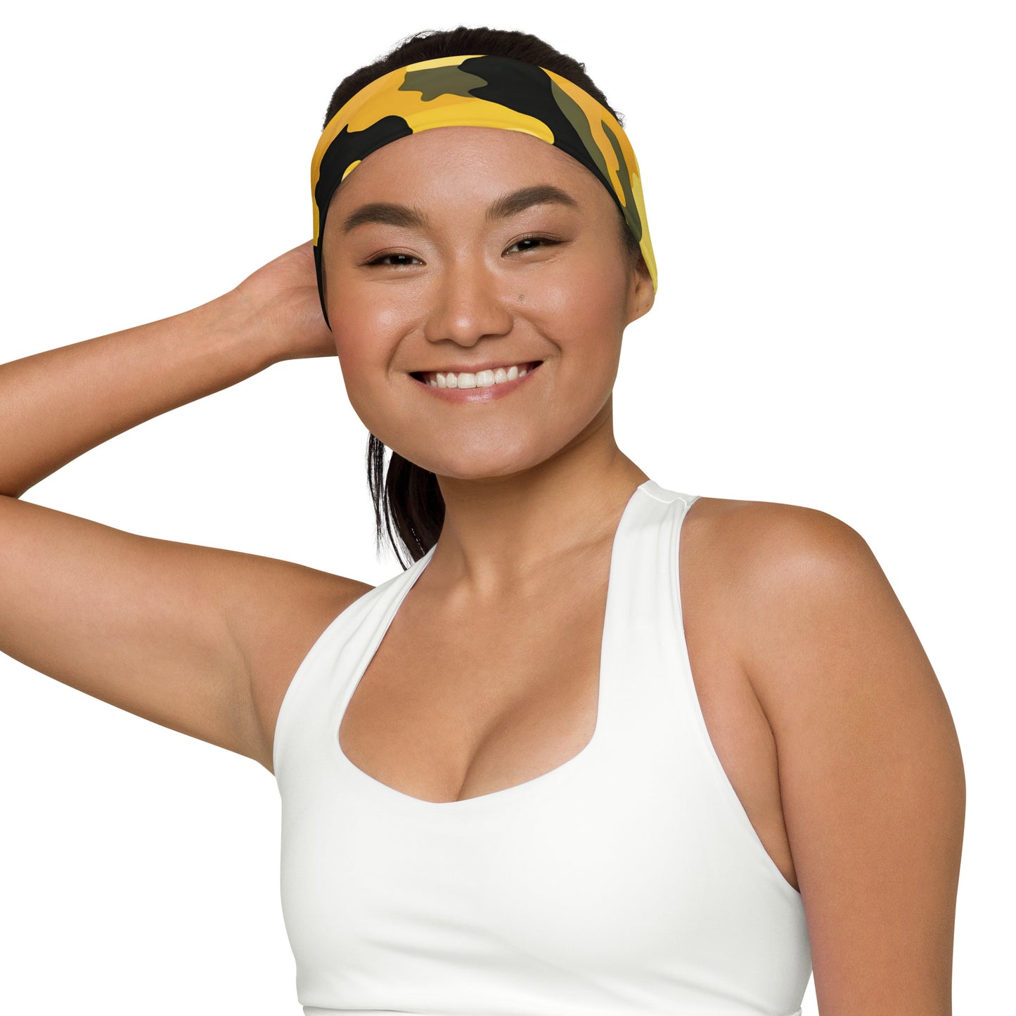 Headband Yellow Camo Dazz'Up Store