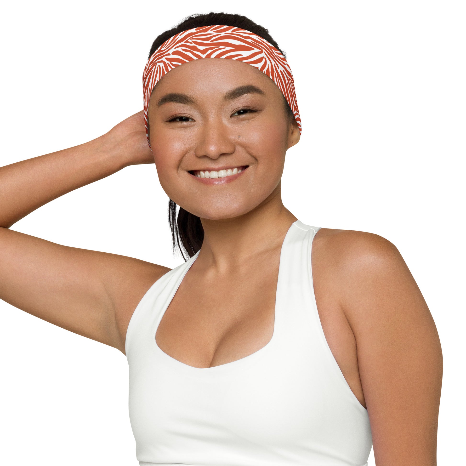 Headband Zebra Orange Dazz'Up Store