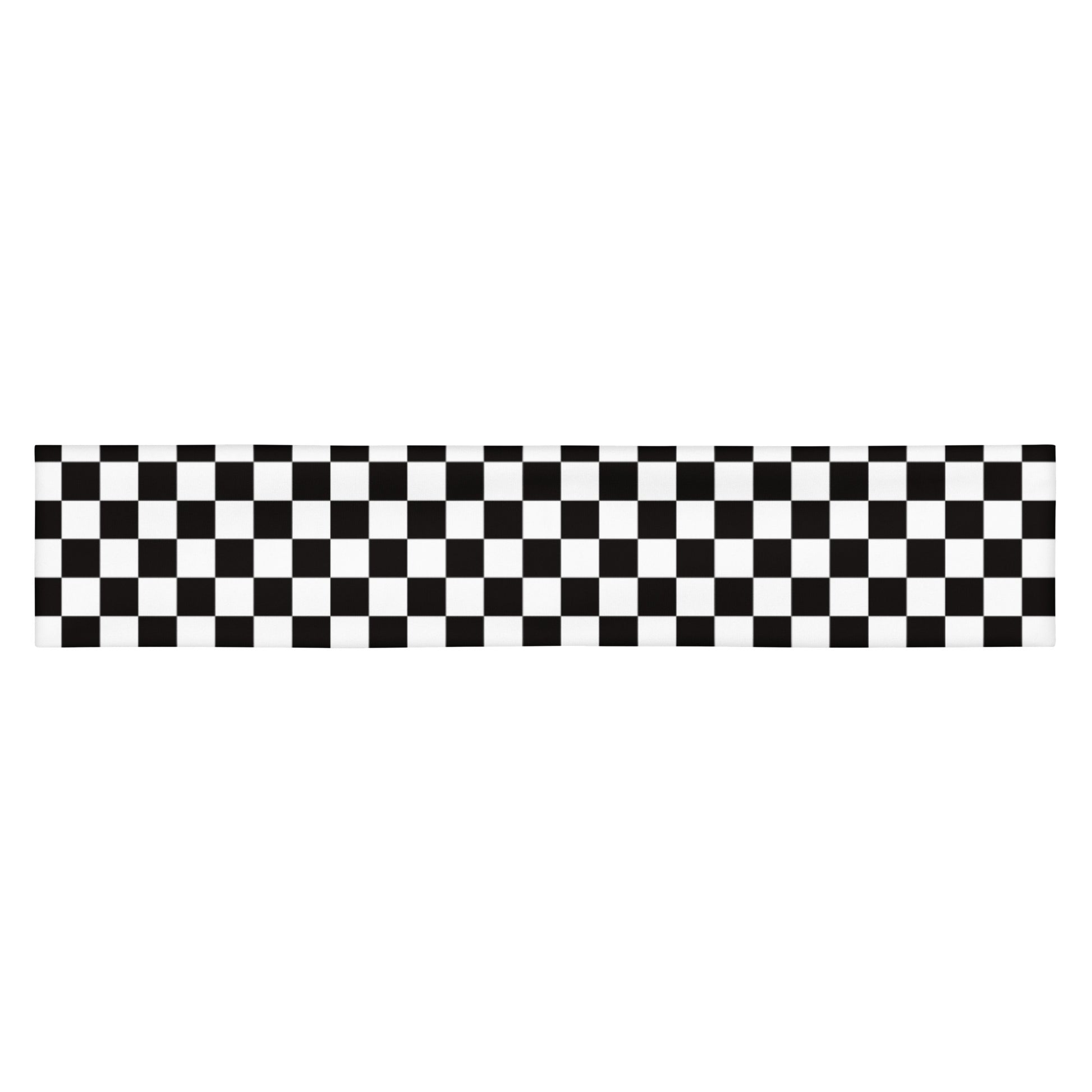 Checkered Headband | Black Dazz'Up Store