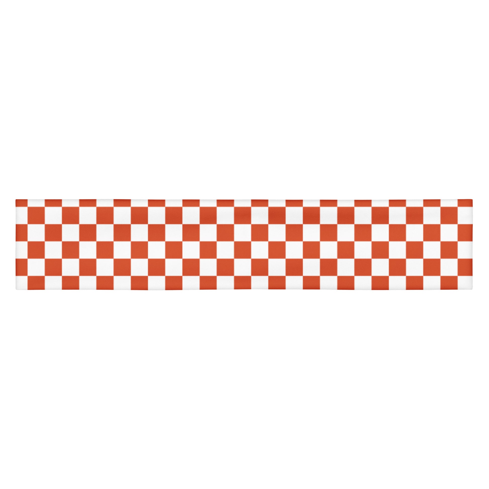 Checkered Headband | Orange Dazz'Up Store