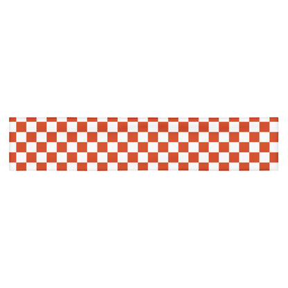 Checkered Headband | Orange Dazz'Up Store