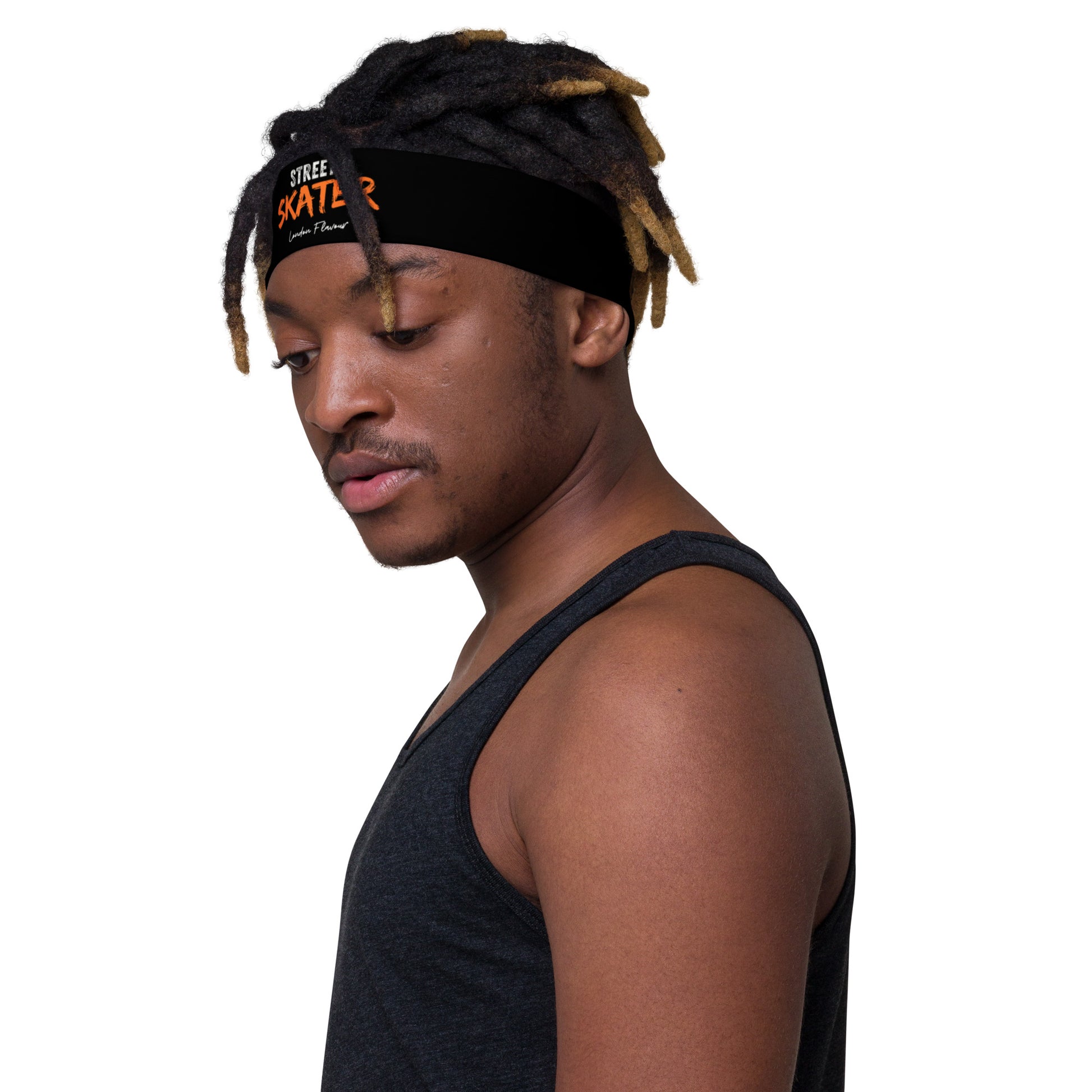 Black Headband «  Streetskater - London Flavour » Dazz'Up Store