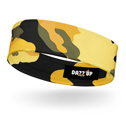 Headband Yellow Camo Dazz'Up Store