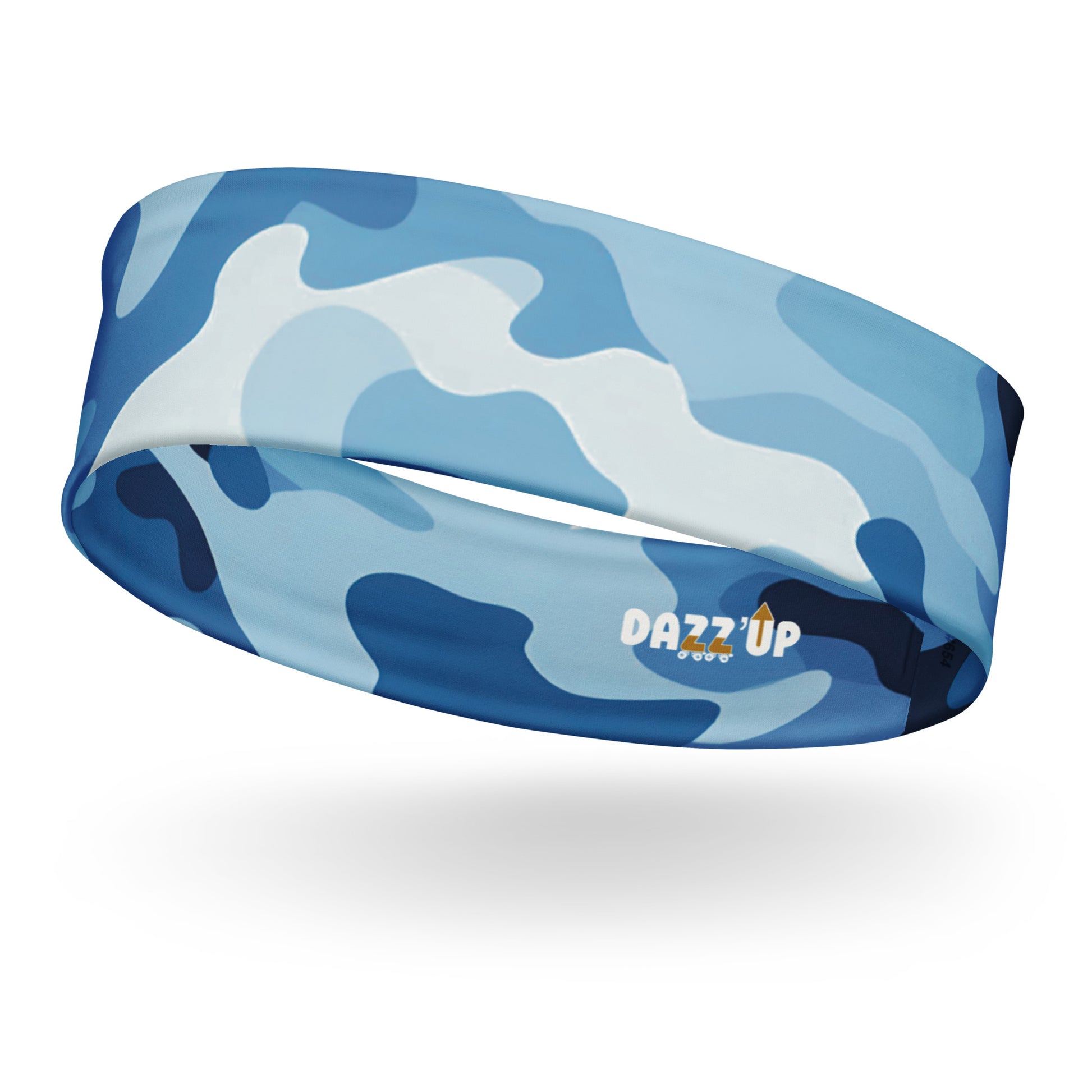 Headband Light Blue Camo Dazz'Up Store