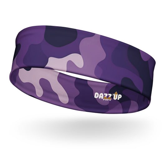 Headband Purple Camo Dazz'Up Store