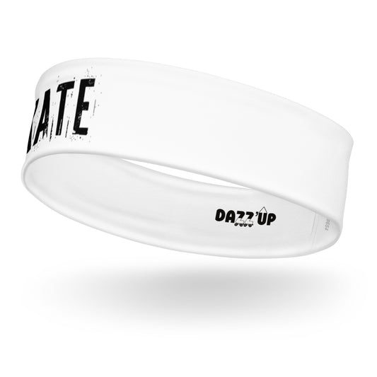 White Headband Skate Dazz'Up Store