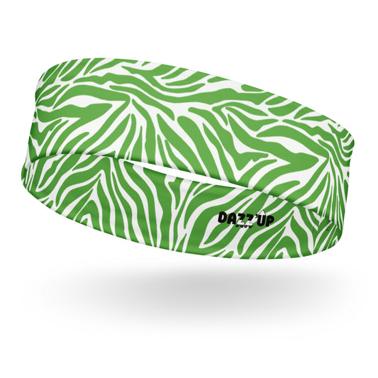 Headband Zebra Green Apple Dazz'Up Store