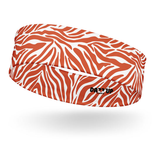 Headband Zebra Orange Dazz'Up Store