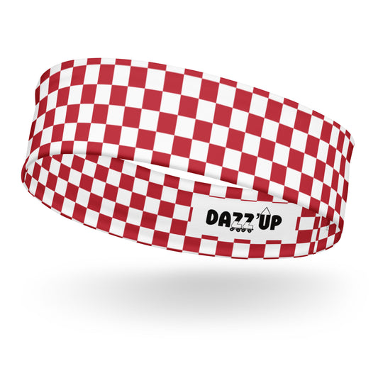 Checkered Headband | Red Dazz'Up Store