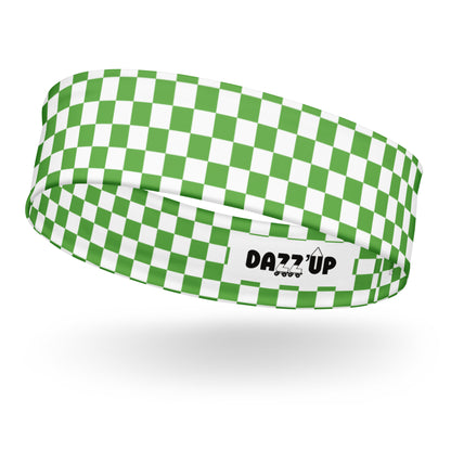 Checkered Headband | Green Dazz'Up Store