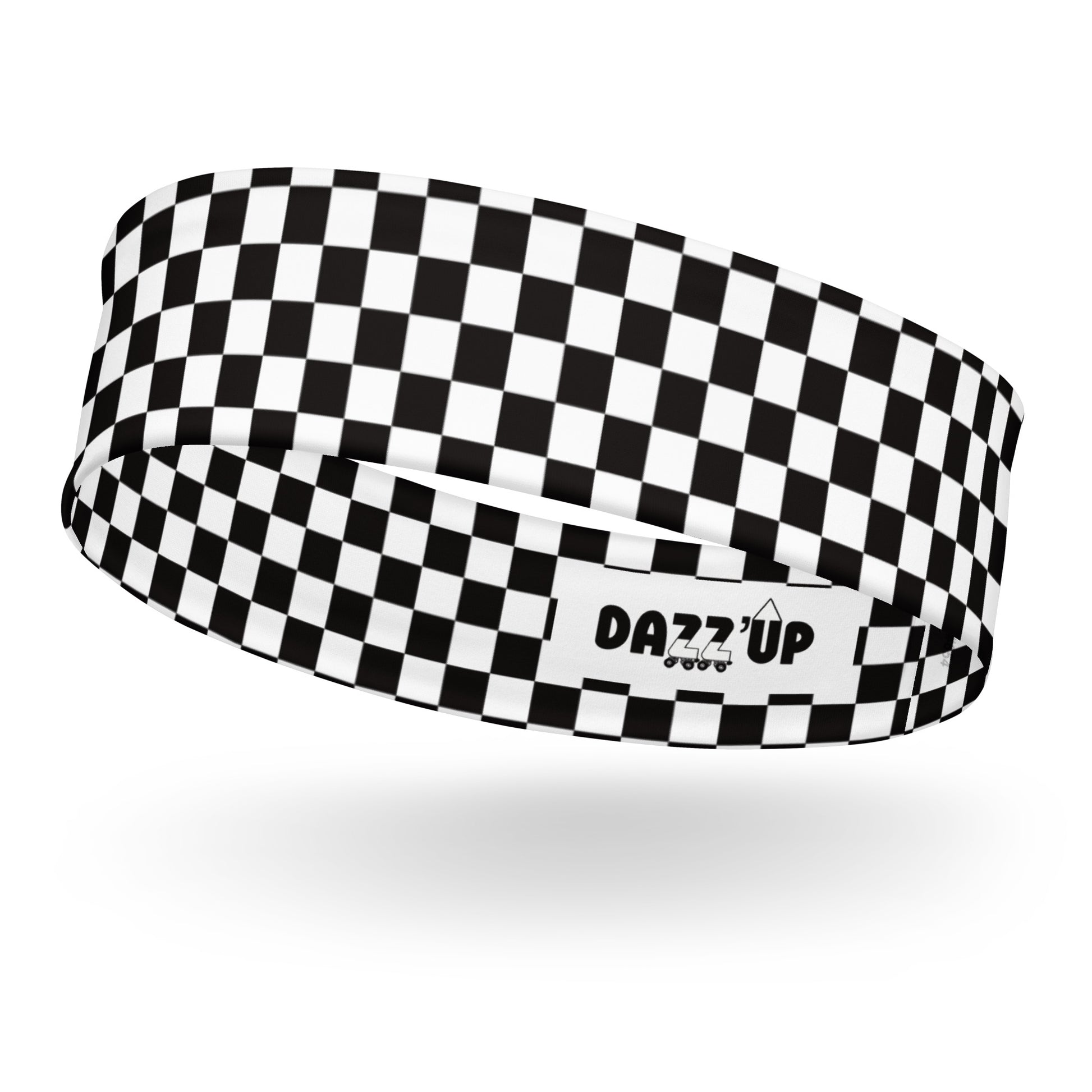 Checkered Headband | Black Dazz'Up Store