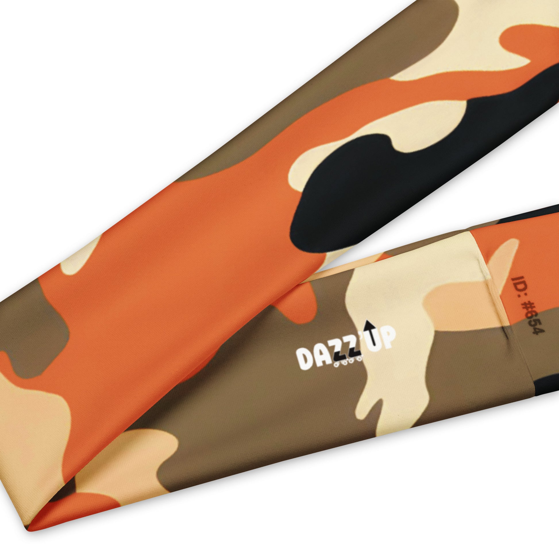 Headband Orange Camo Dazz'Up Store