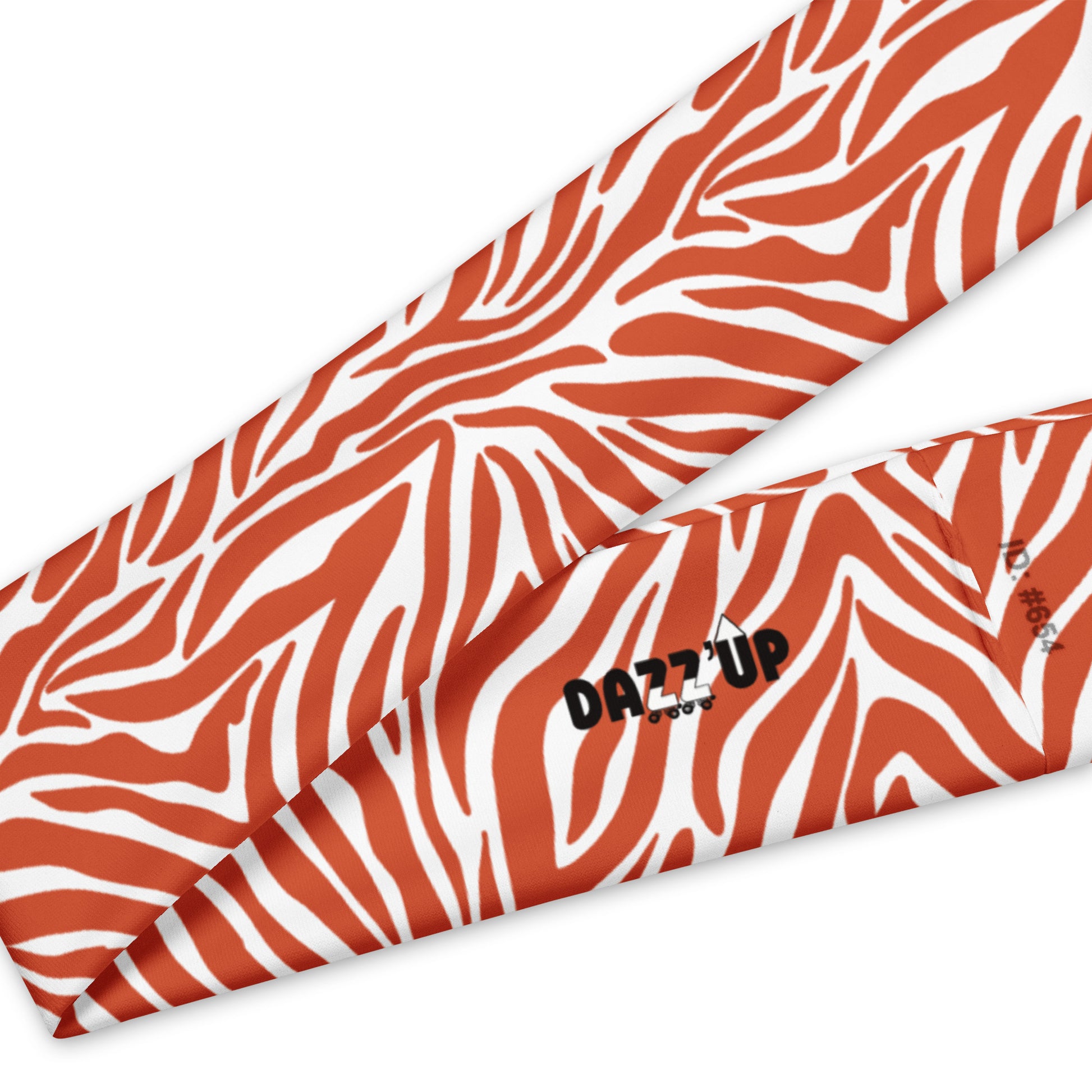 Headband Zebra Orange Dazz'Up Store