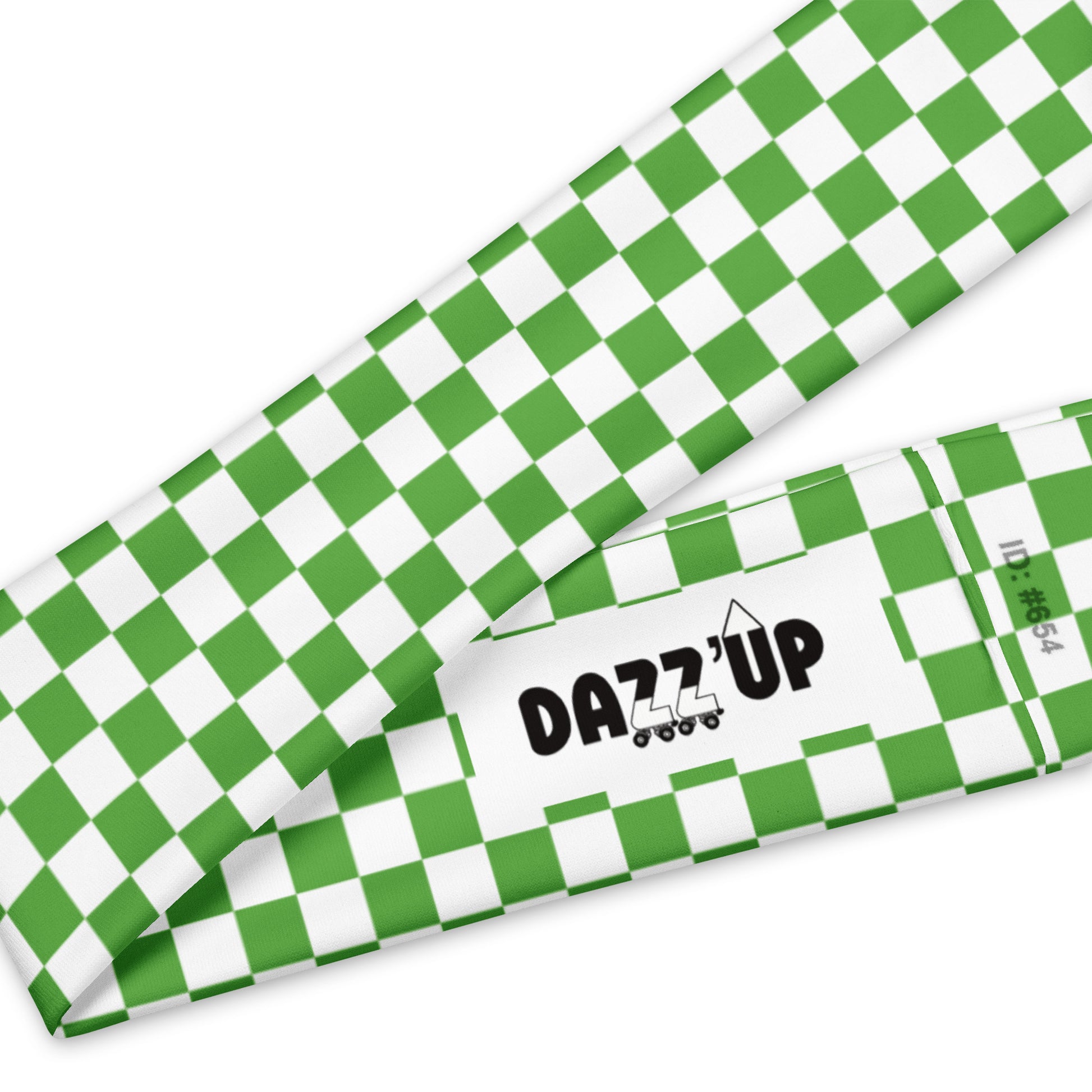 Checkered Headband | Green Dazz'Up Store