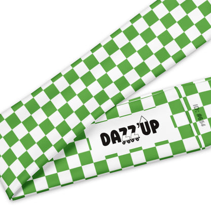 Checkered Headband | Green Dazz'Up Store