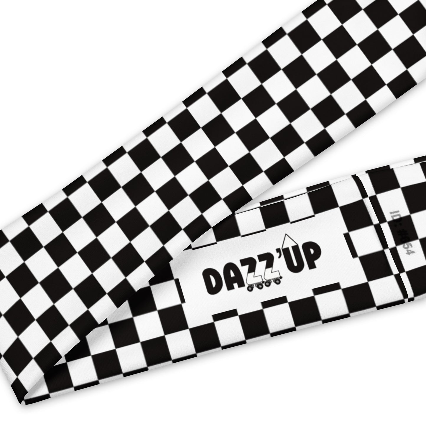 Checkered Headband | Black Dazz'Up Store