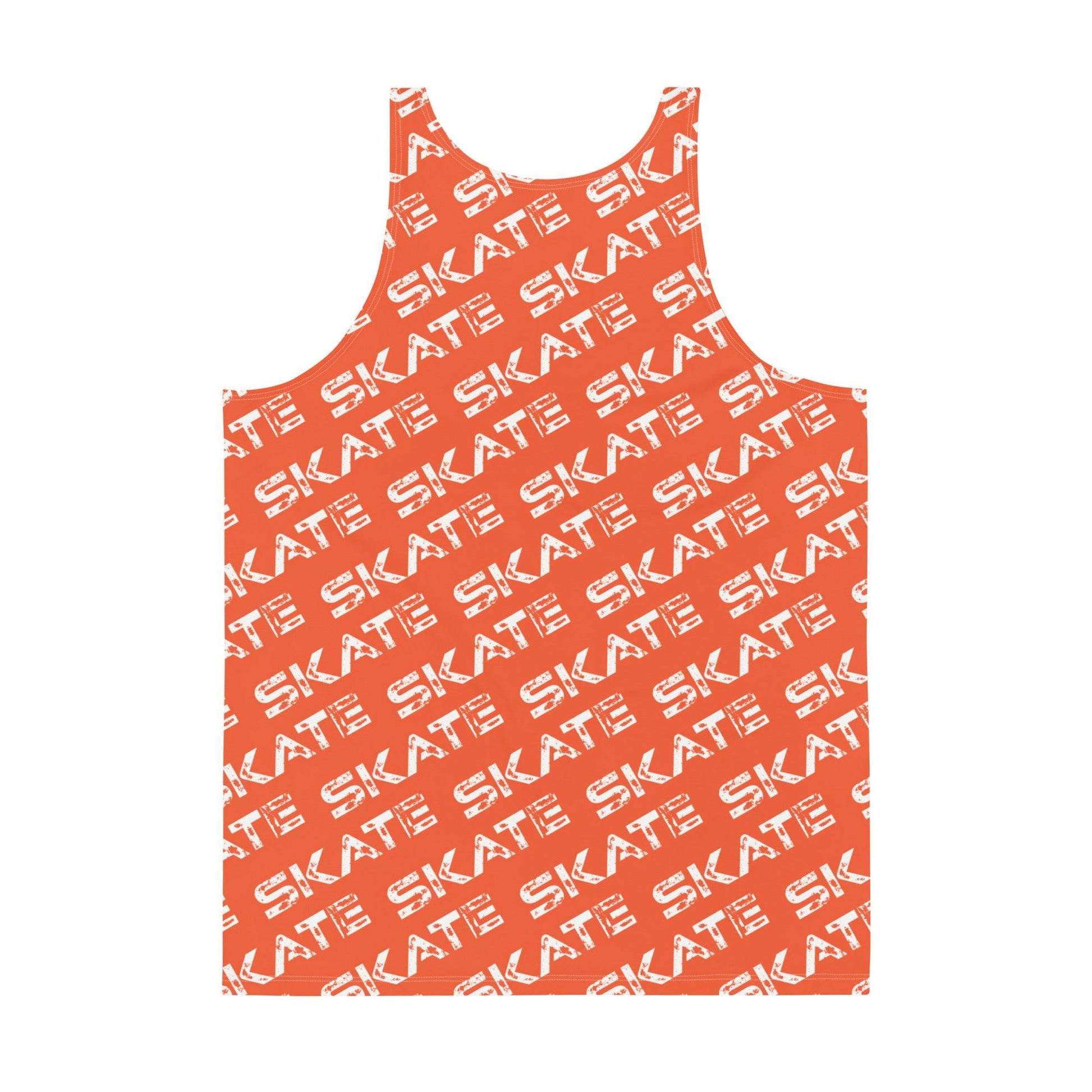 Unisex Orange  Tank Top Skate Dazz'Up Store