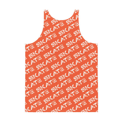 Unisex Orange  Tank Top Skate Dazz'Up Store