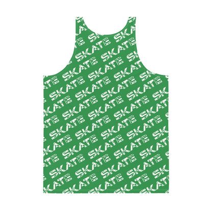 Unisex Green Tank Top Skate Dazz'Up Store