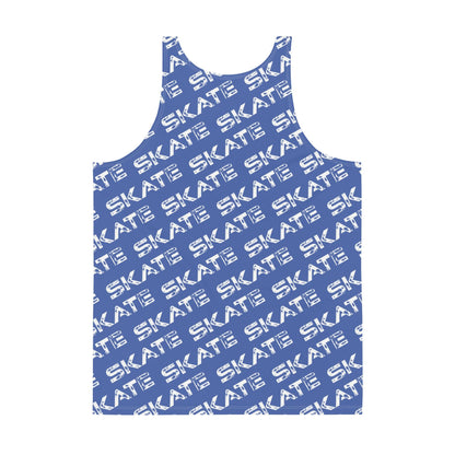 Unisex Blue Tank Top Skate Dazz'Up Store