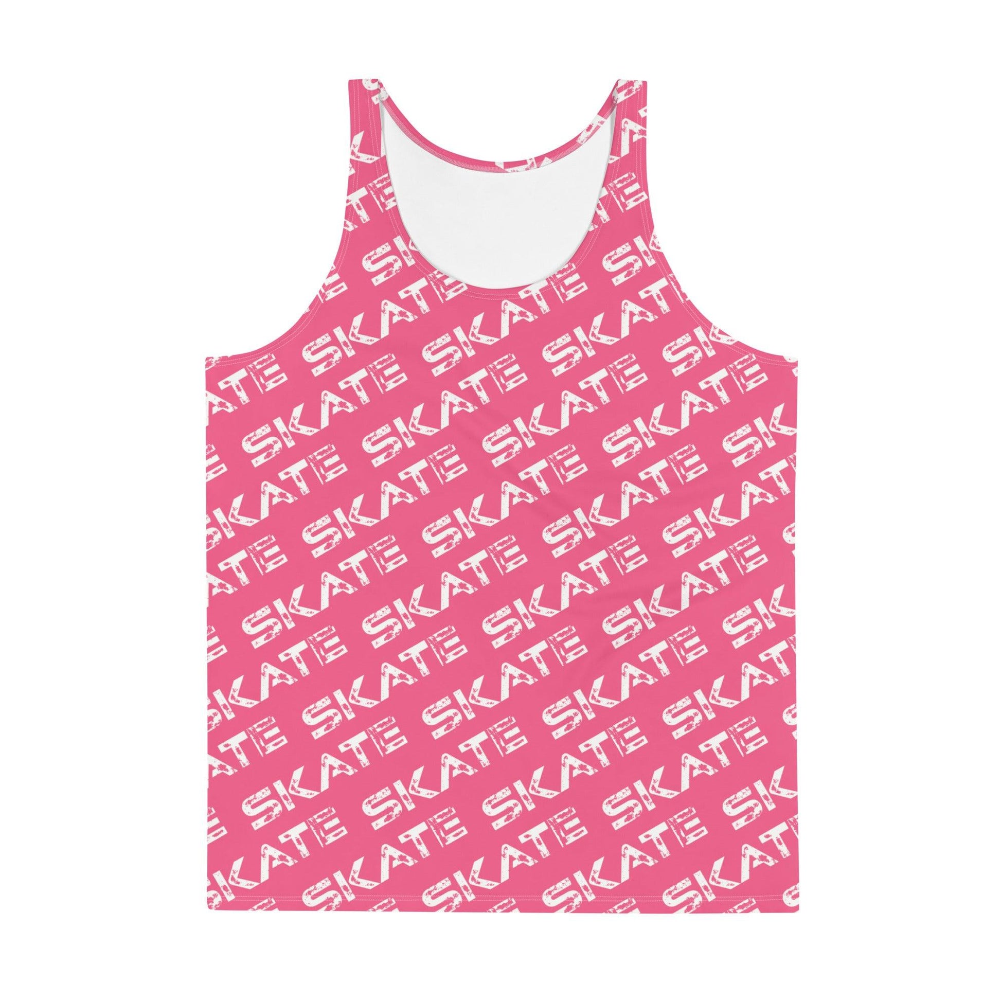 Unisex Pink Tank Top Skate Dazz'Up Store