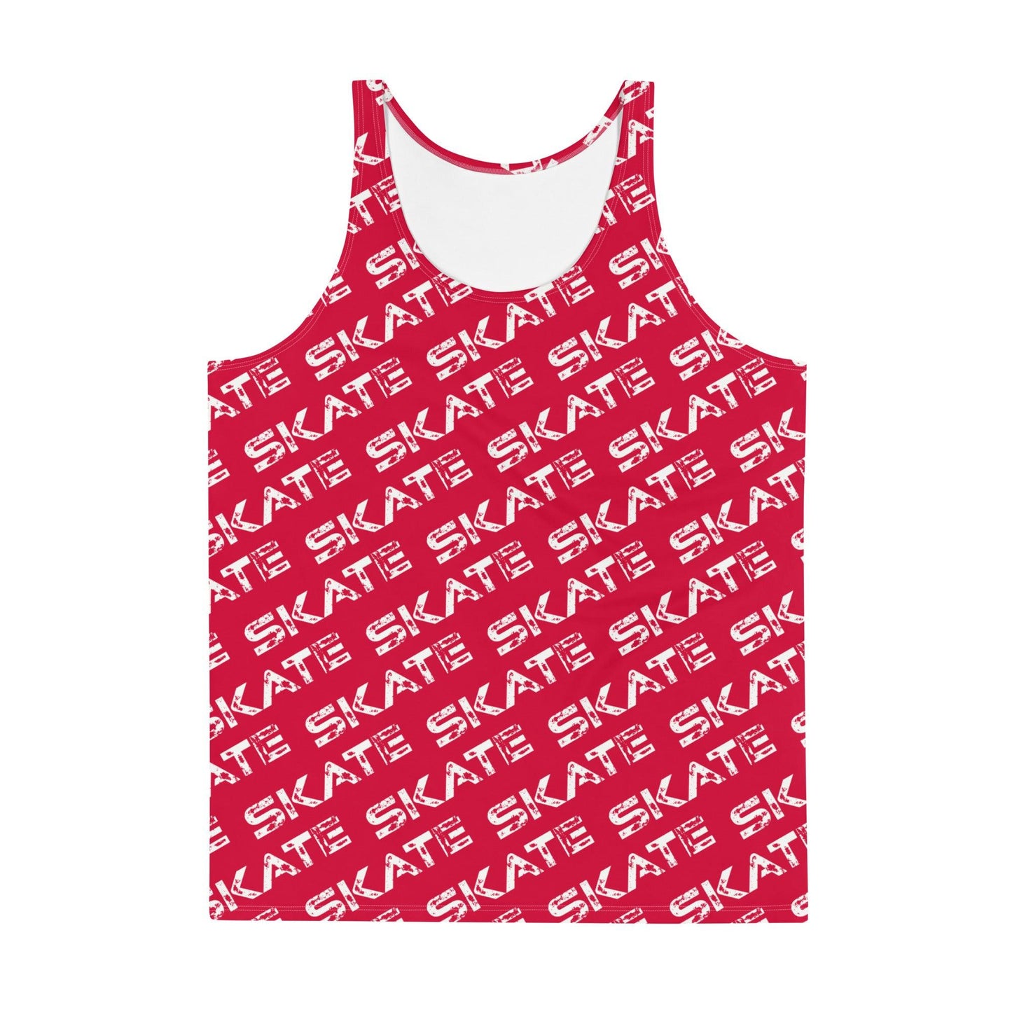 Unisex Red Tank Top Skate Dazz'Up Store