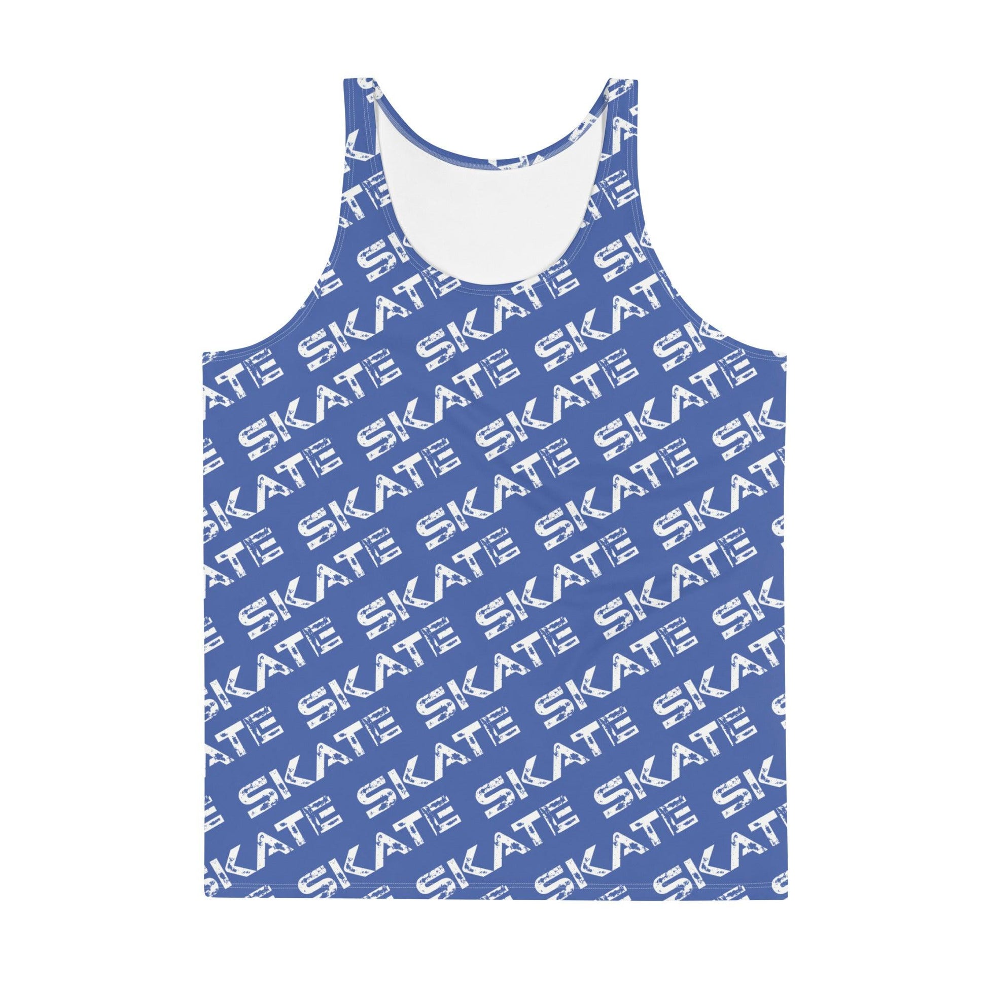 Unisex Blue Tank Top Skate Dazz'Up Store