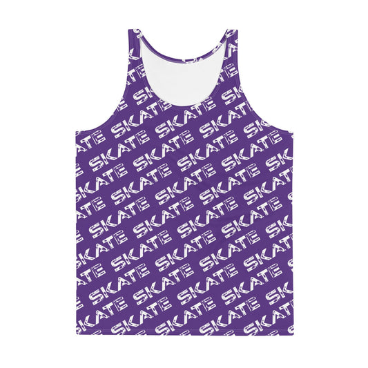 Unisex Purple Tank Top Skate Dazz'Up Store