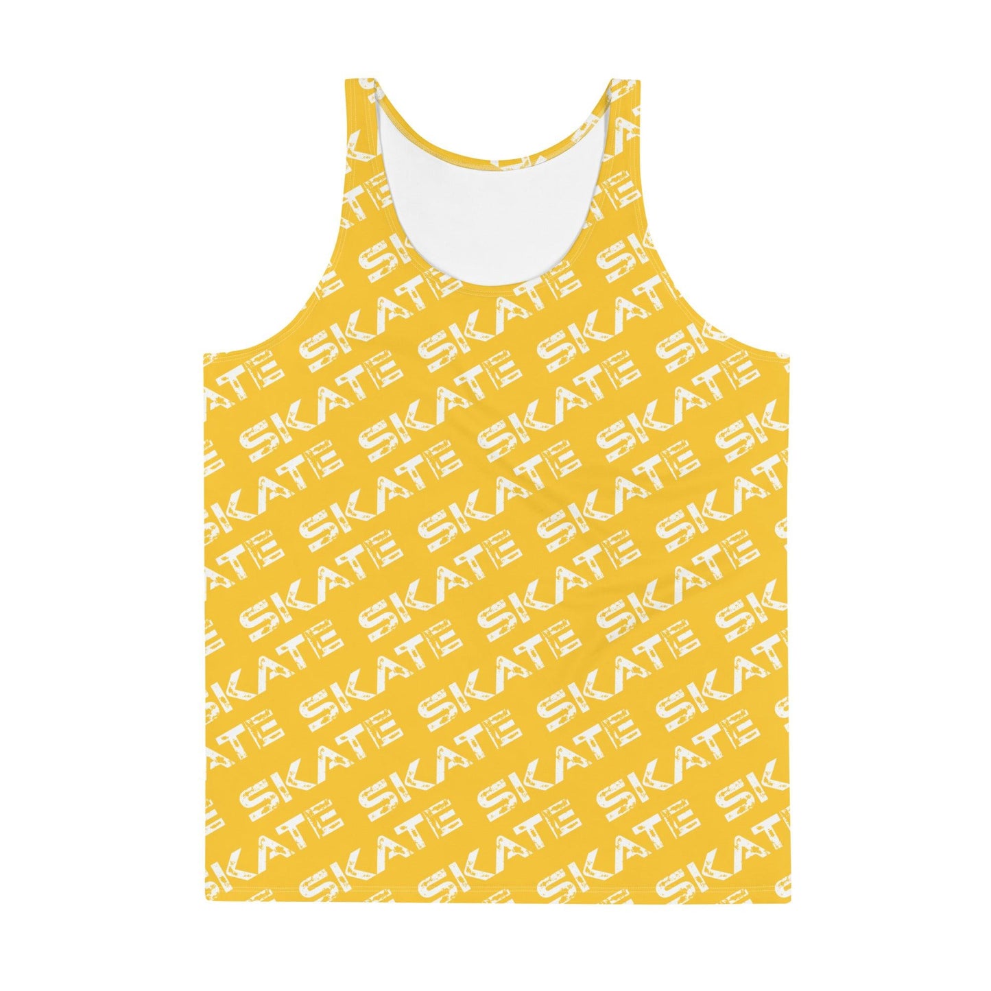 Unisex Yellow Tank Top Skate Dazz'Up Store