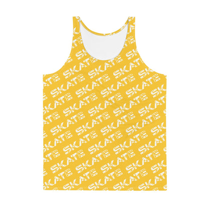 Unisex Yellow Tank Top Skate Dazz'Up Store