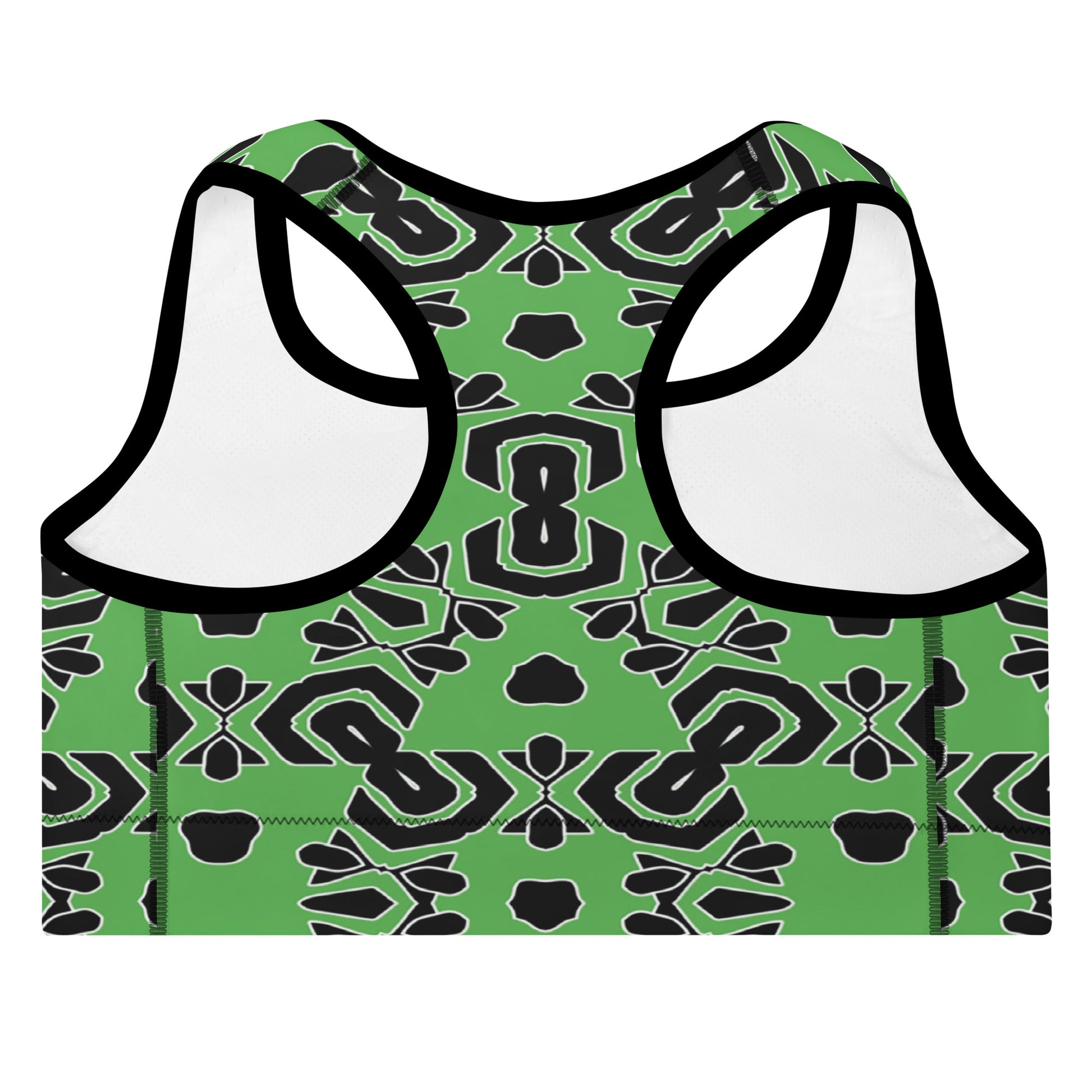 Sports Bra | Afro Print Green Dazz'Up Store