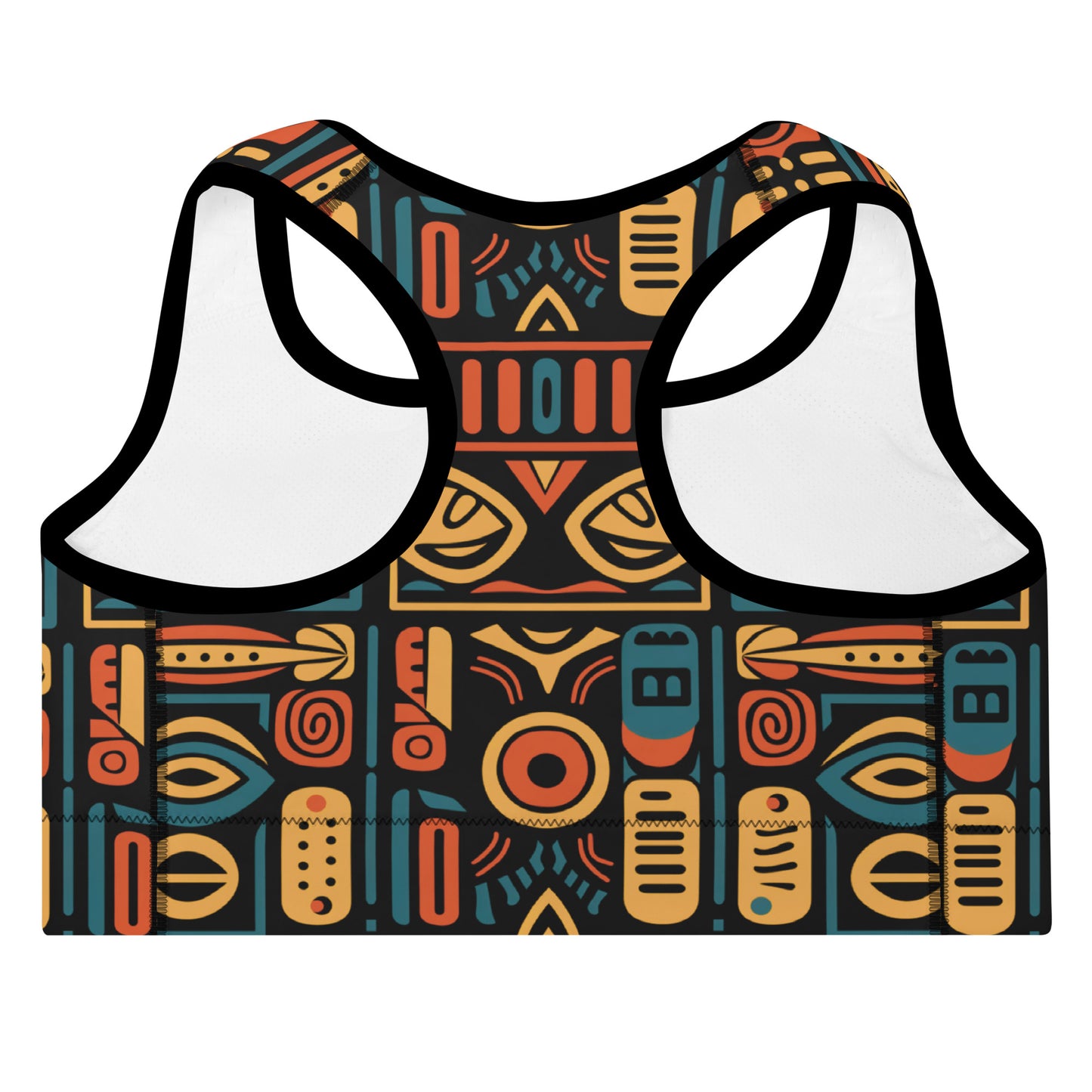 Sports Bra | Afro Print Ndebele 4 Dazz'Up Store