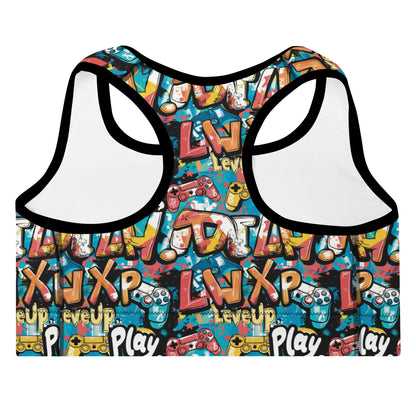 Sports Bra | Street Gamer Vibes 2 Dazz'Up Store