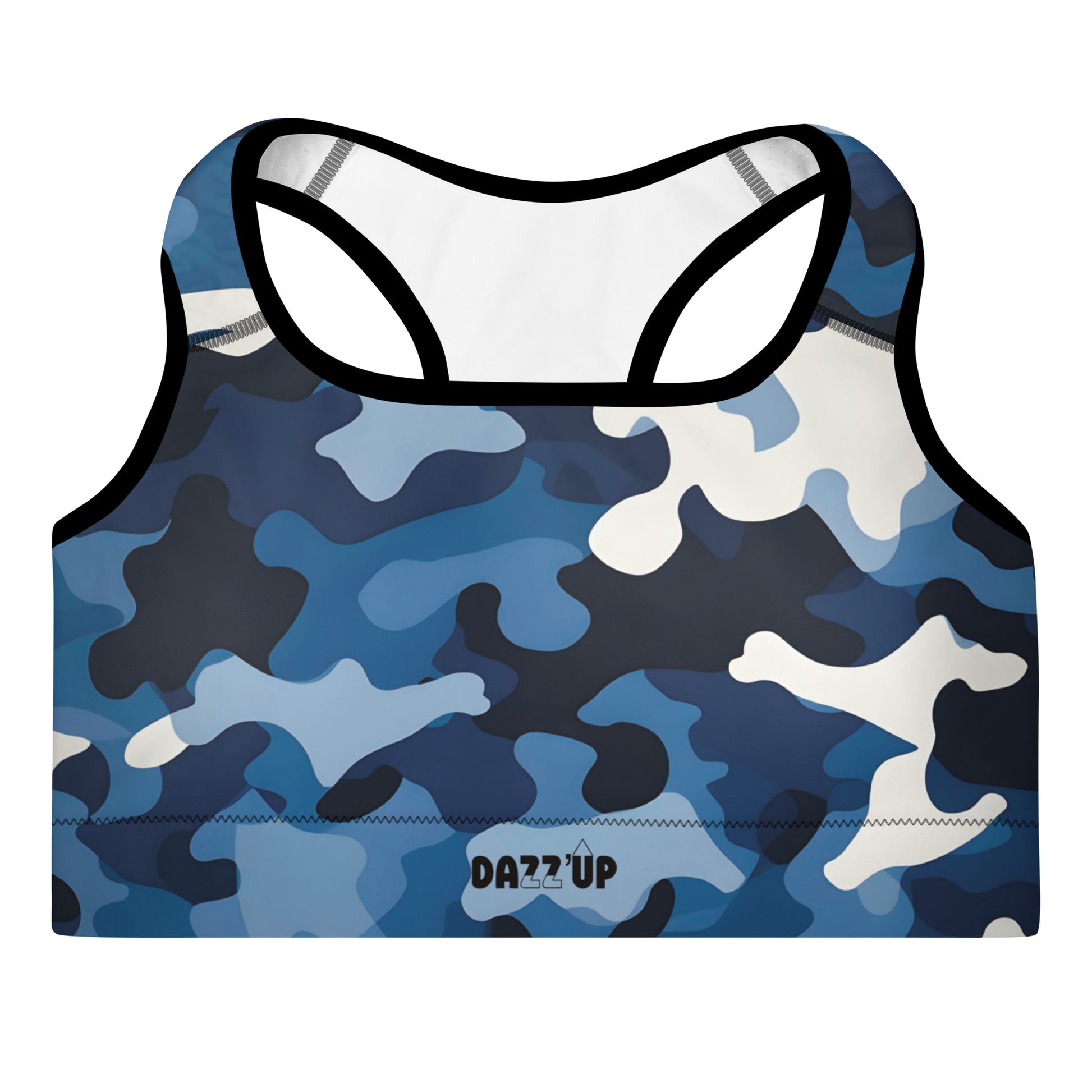 Camouflage Padded Sports Bra Dazz'Up Store