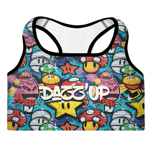 Sports Bra | Street Gamer Vibes 1 Dazz'Up Store