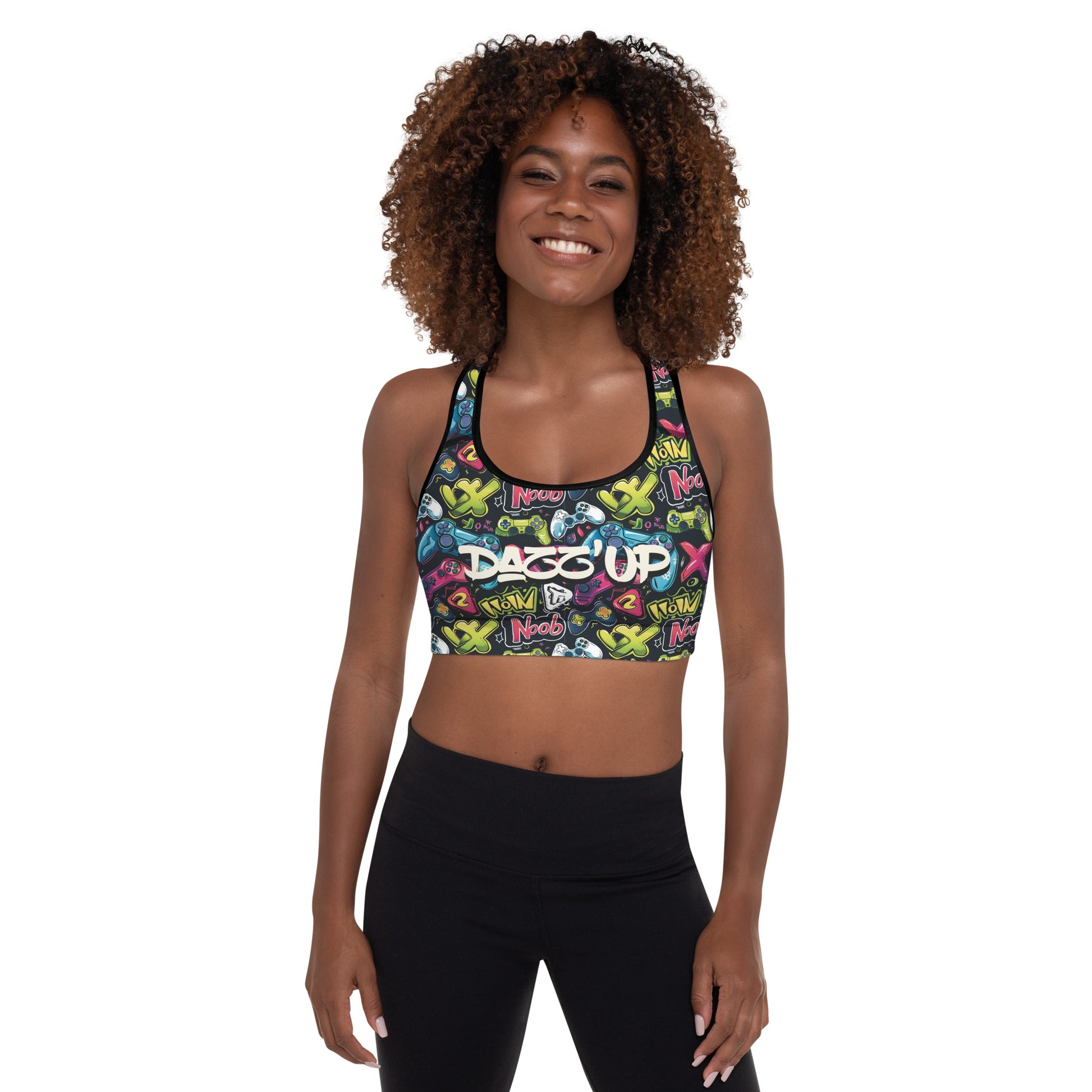 Sports Bra | Street Gamer Vibes 3 Dazz'Up Store