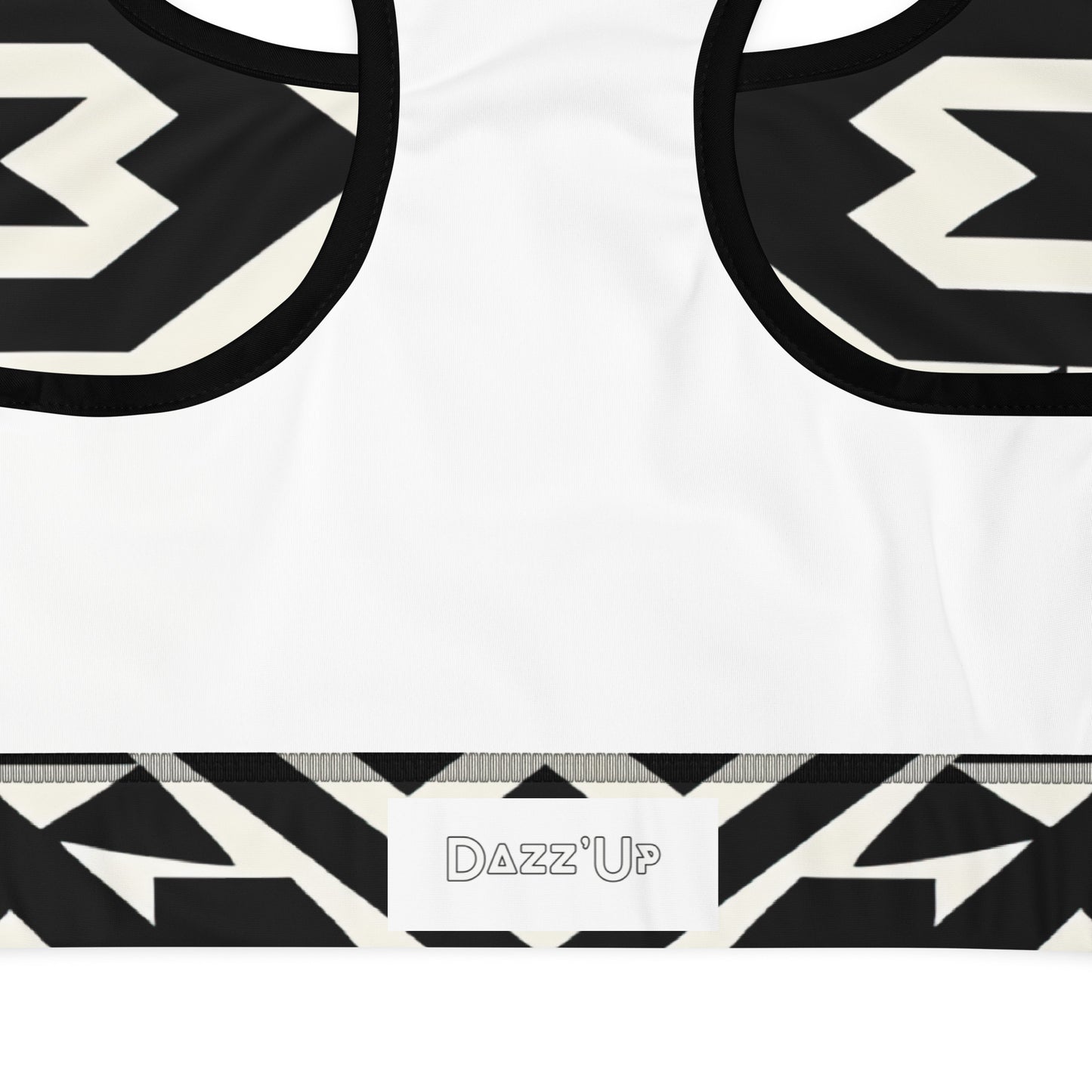 Sports Bra | Afro Print Black & white Dazz'Up Store