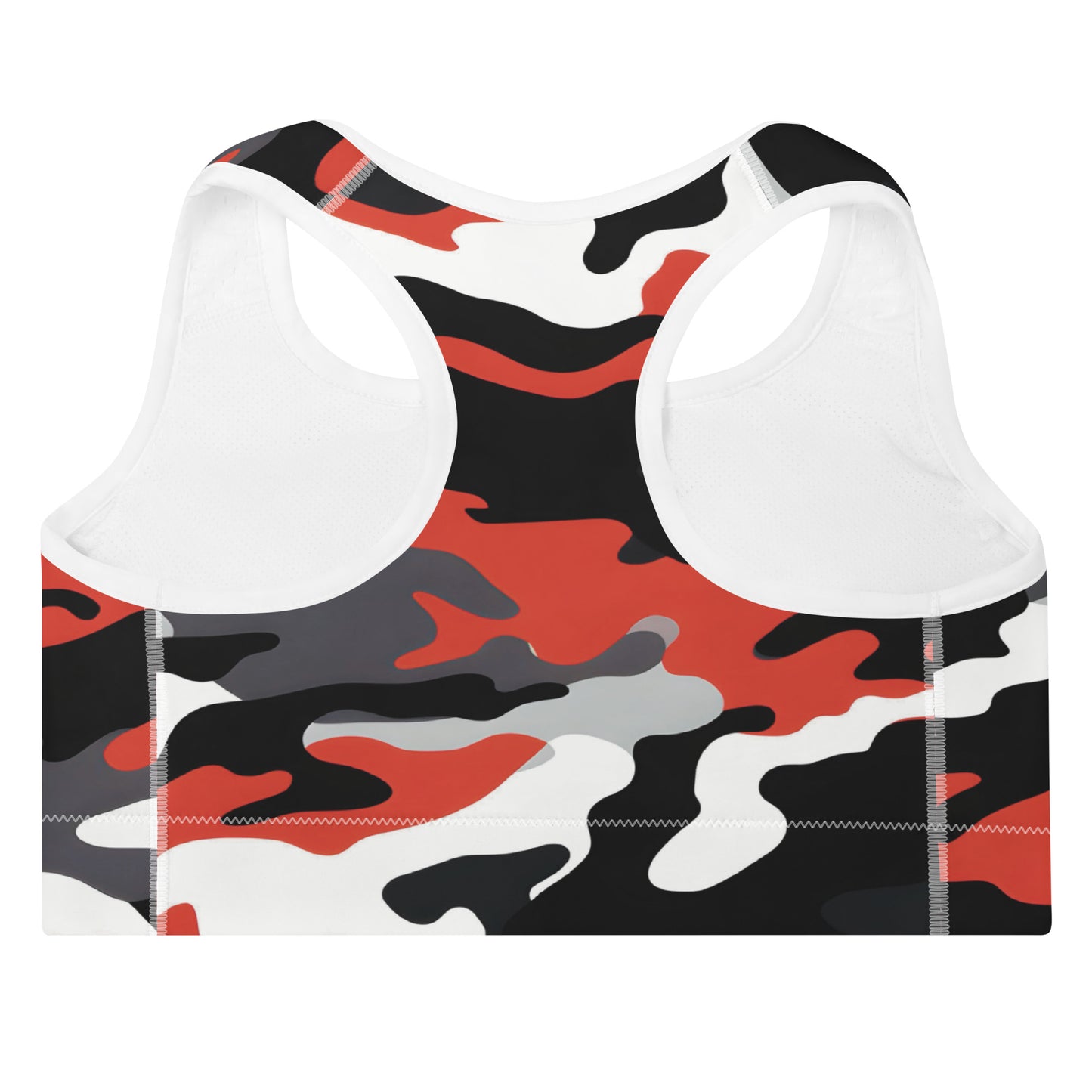 Camouflage Padded Sports Bra | Red Dazz'Up Store