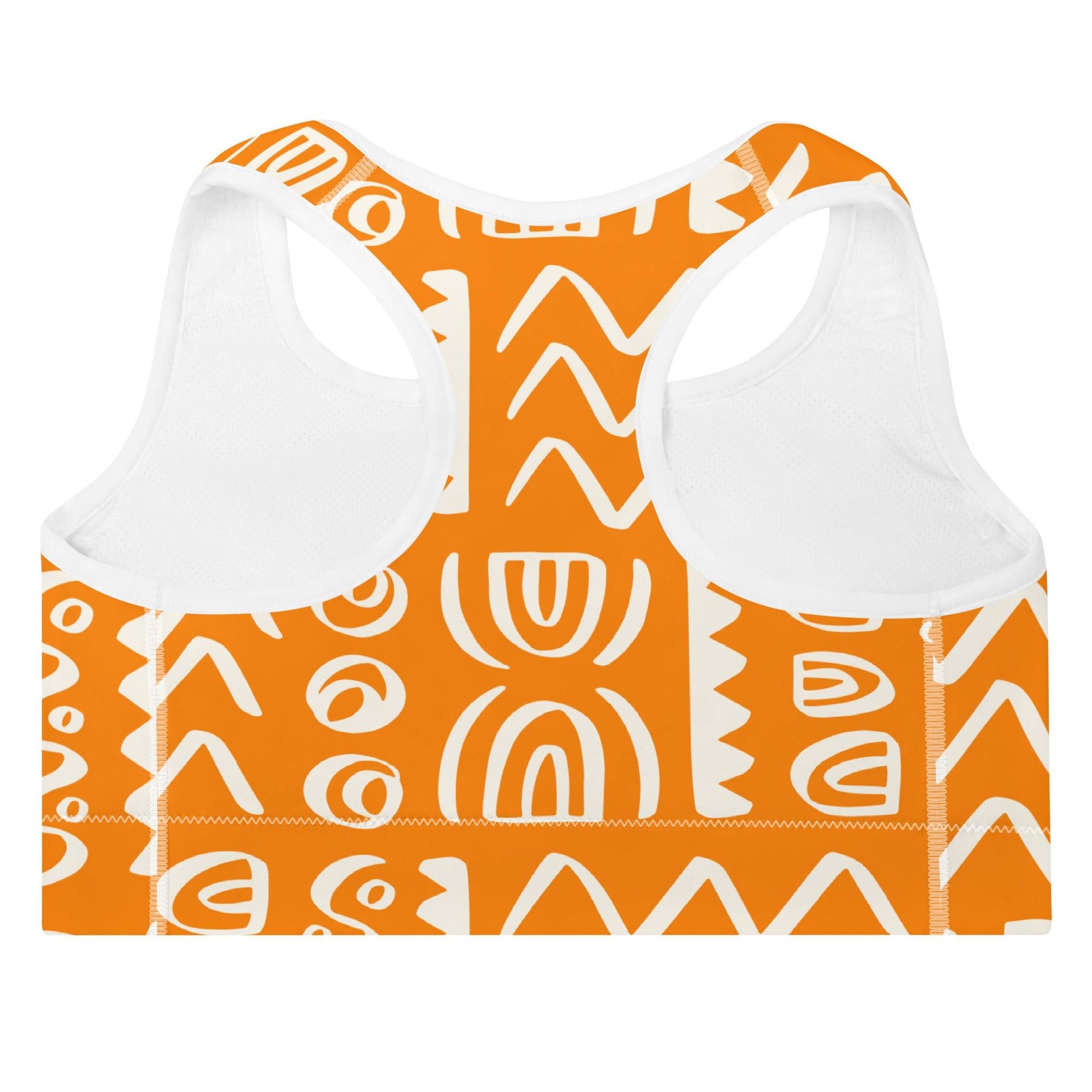 Symbol Sports Bra | Orange Dazz'Up Store