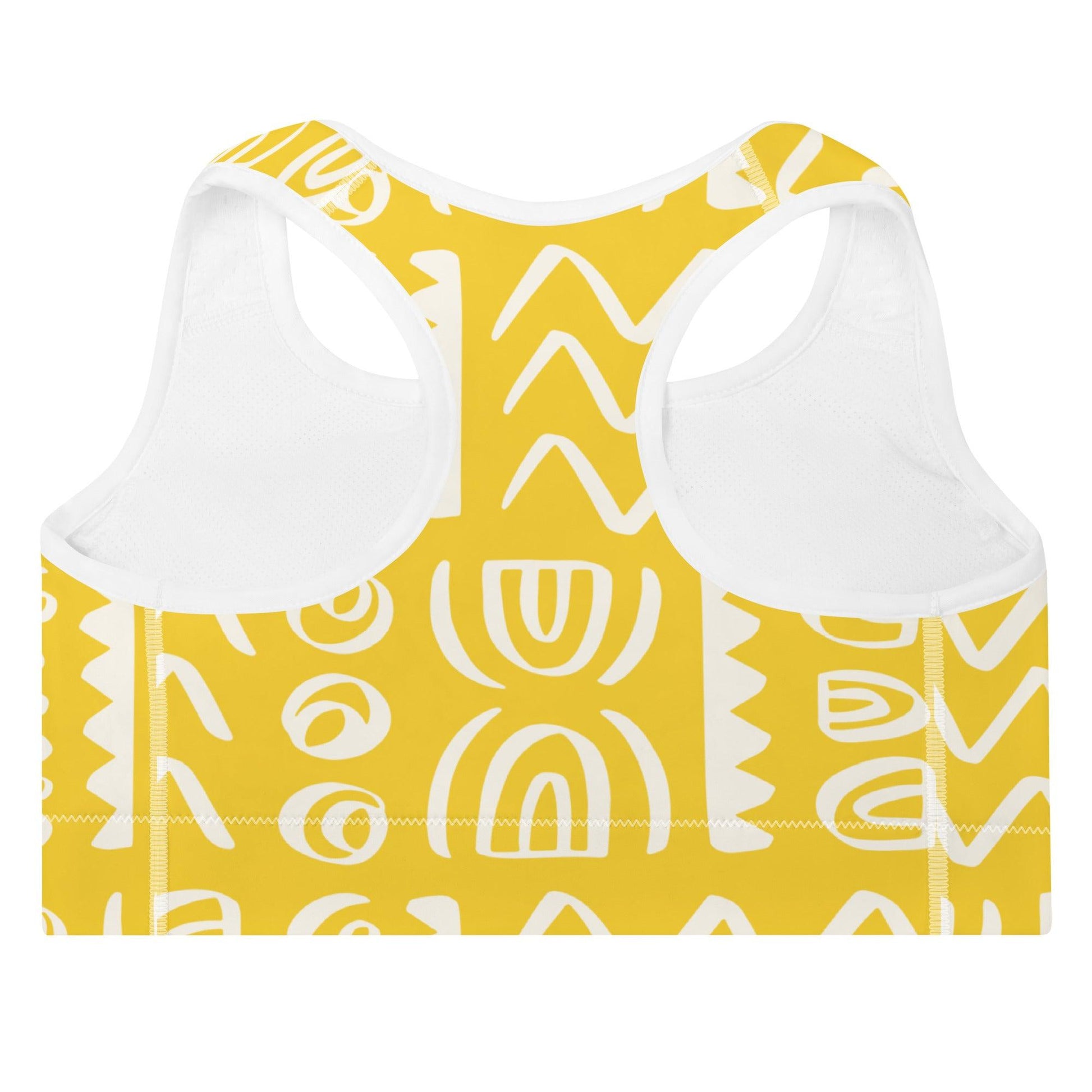 Symbol Sports Bra | Yellow Dazz'Up Store