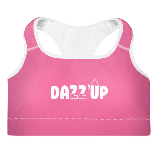 Dazz’Up Padded Sports Bra | Pink Dazz'Up Store